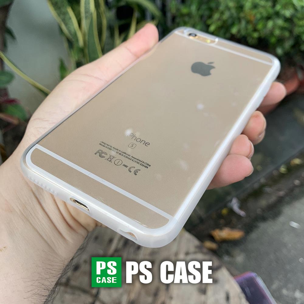 Ốp lưng dẻo trắng mờ chống sốc cao cấp dành cho iPhone 6 Plus / iPhone 6s Plus - PS Case phân phối