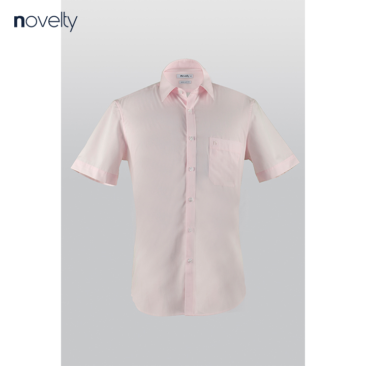 Áo sơ mi nam ngắn tay Novelty NSMMMNMTCR190037N
