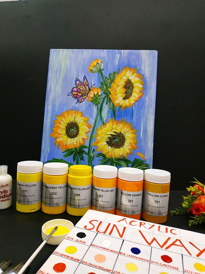 Màu Acrylic Sunway 300ml