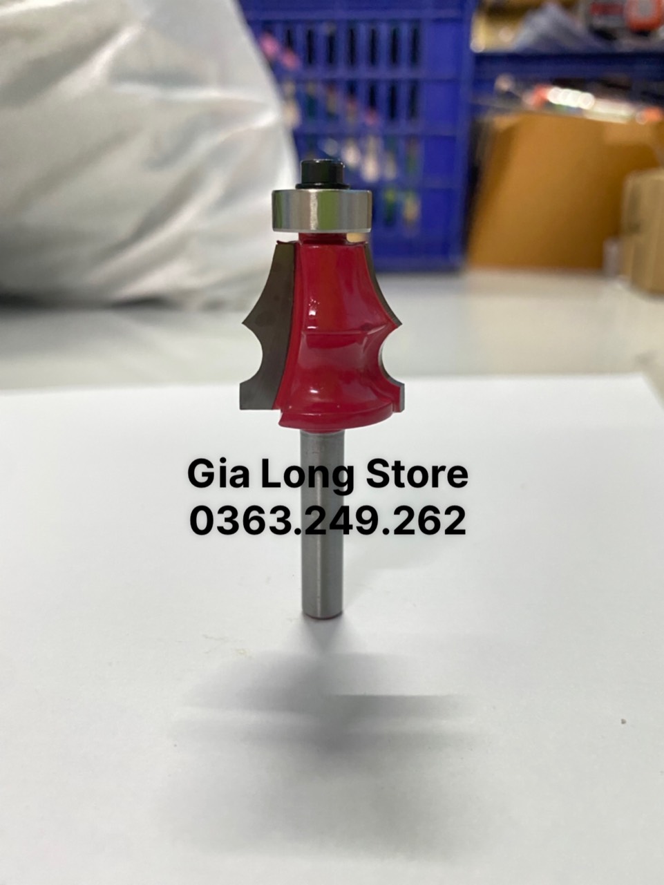 MŨI PHAY GỔ 1 KẺ CHỈ 5-6-8MM CỐT 6.35MM VÀ 12.7MM