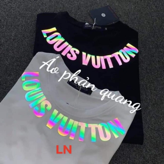 Áo phông LOUI vòng cổ phản quang 7 màu HARI0221