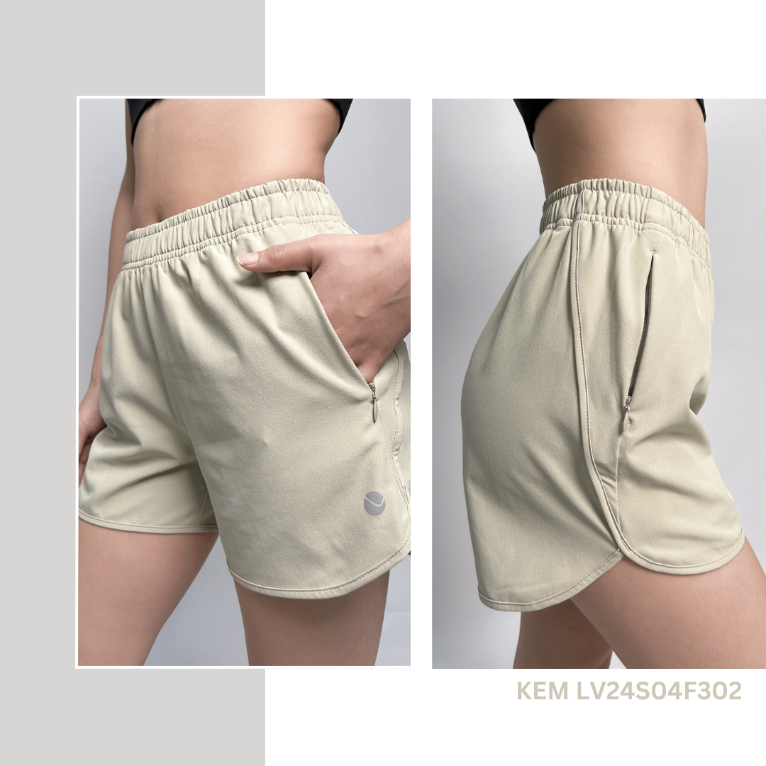 Quần Đùi Tập Thể Thao Nữ Livan Sport Có Khoá Túi 2 Bên, Quần Short Nữ 1 Lớp Nhiều Màu Sắc Lựa Chọn
