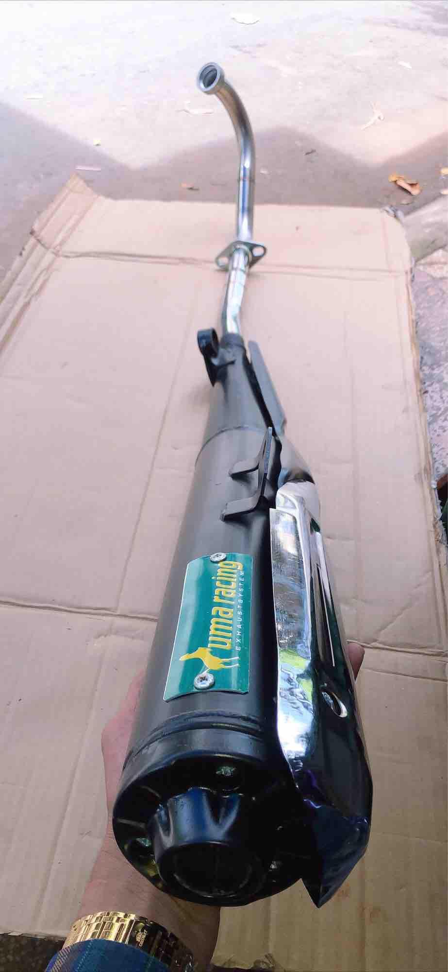 Pô exciter 135 bắn tem uma racing pas zin gắn exciter 135 / sirius