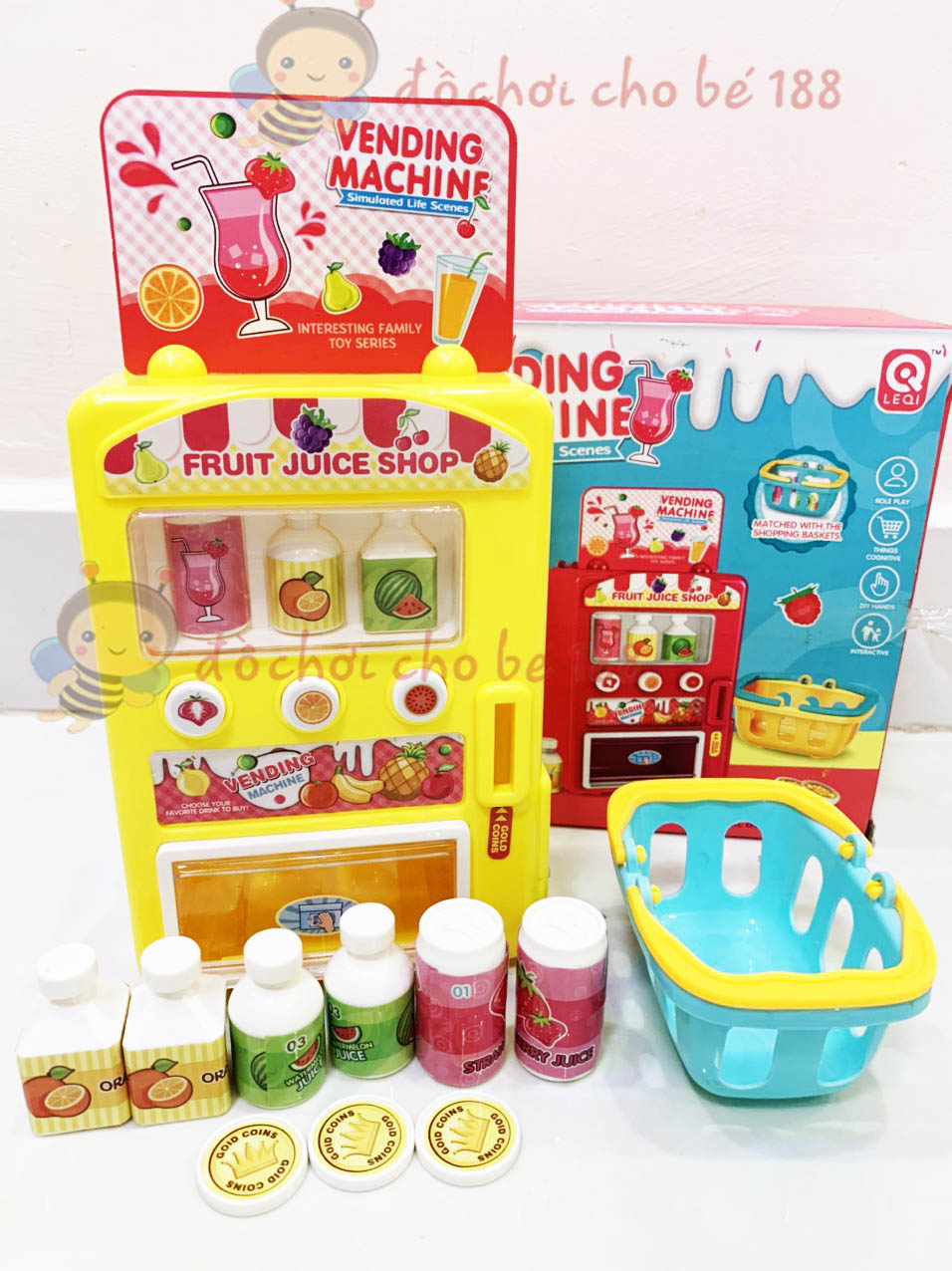 [HCM]Đồ chơi trẻ em - đồ chơi máy bán nước tự động