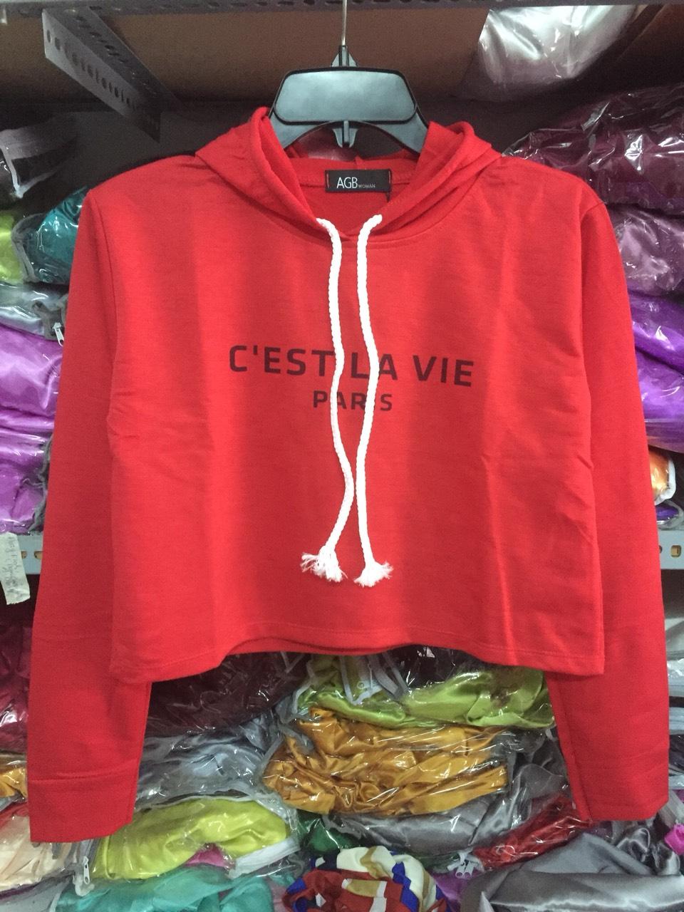 Hoodie croptop (38-55kg). Có ảnh thật