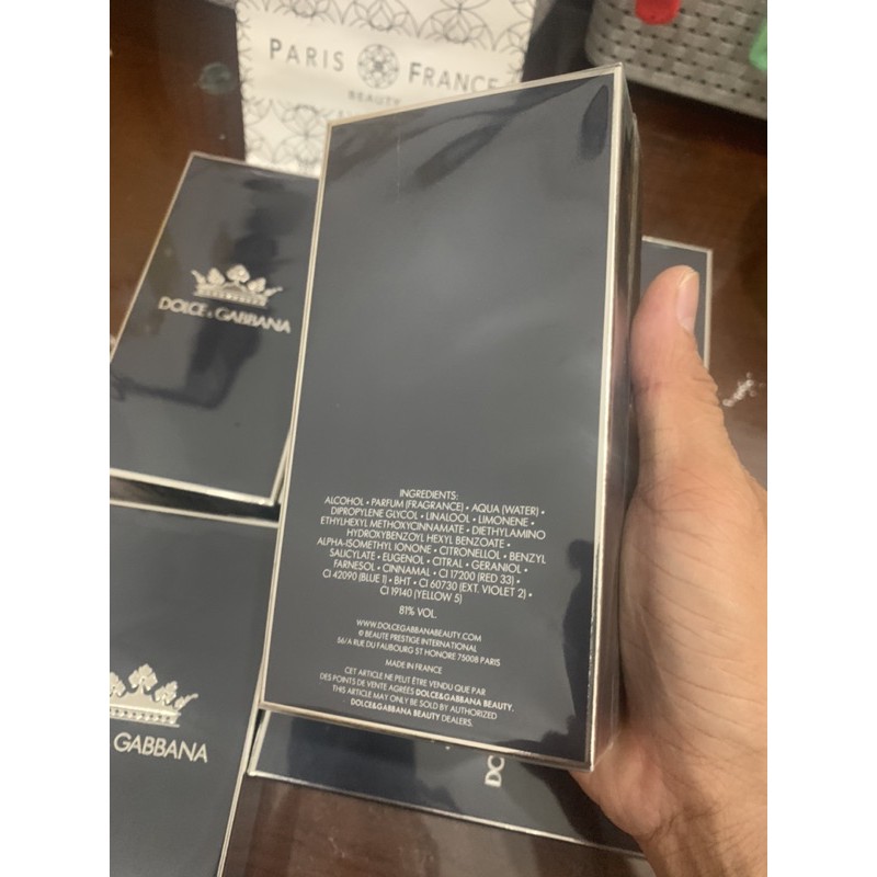 [HCM]Nước hoa d&g King For Men edp 100ml full seal (bản mới 2020)
