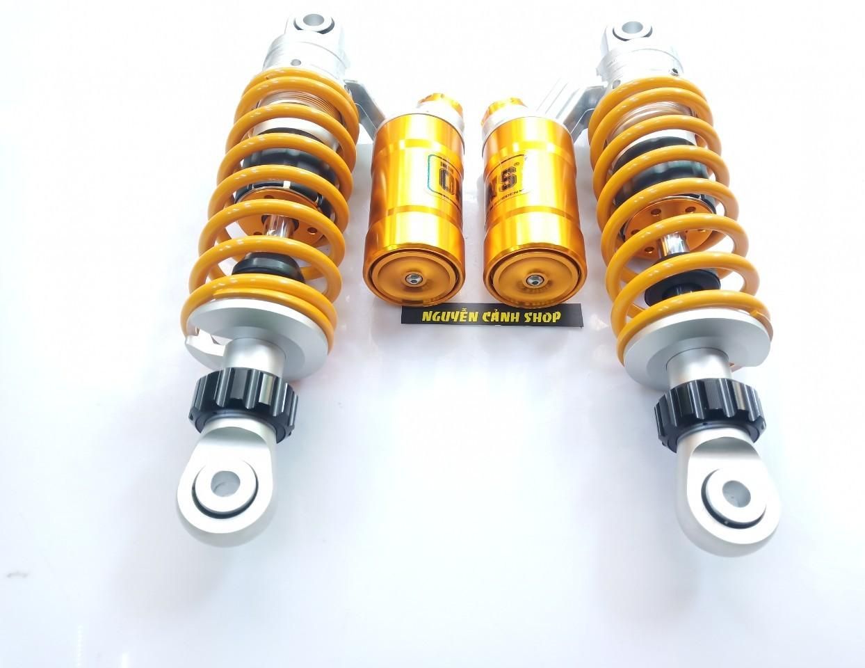 [HCM]Phuộc sau xe sirius ohlins bình dầu vàng 1 cặp