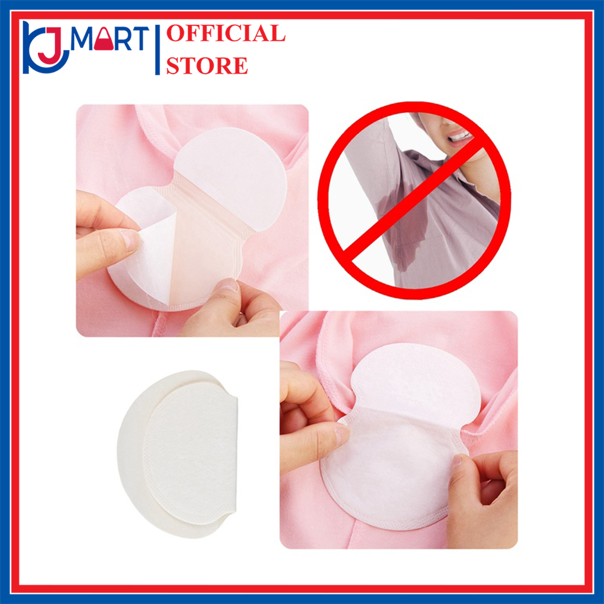 Set 10 miếng dán, thấm mồ hôi vùng nách Nhật Bản