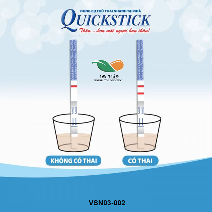[HCM] QUE THỬ THAI QUICKSTICK CHÍNH HÃNG GIÁ TỐT