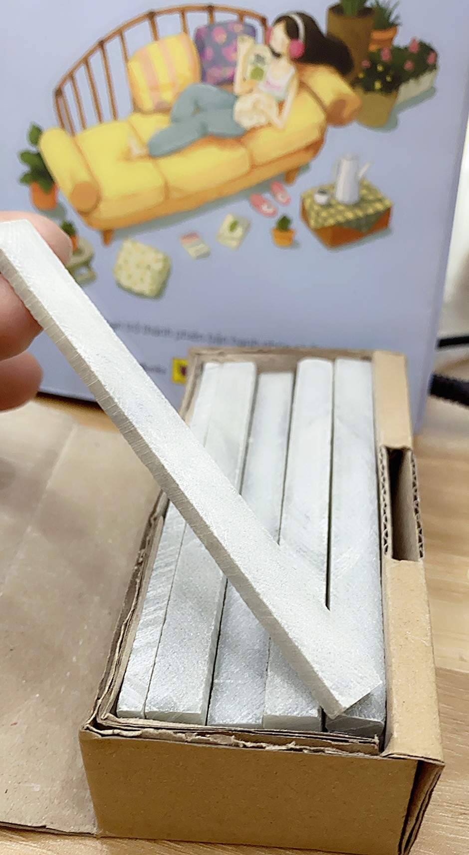 Phấn đá kỹ thuật 105x9x4 (Hộp 27 viên)
