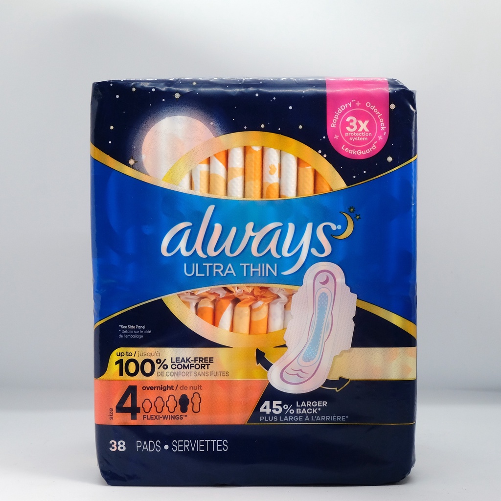 Băng vệ sinh Always Ultra Thin 44 miếng của Mỹ