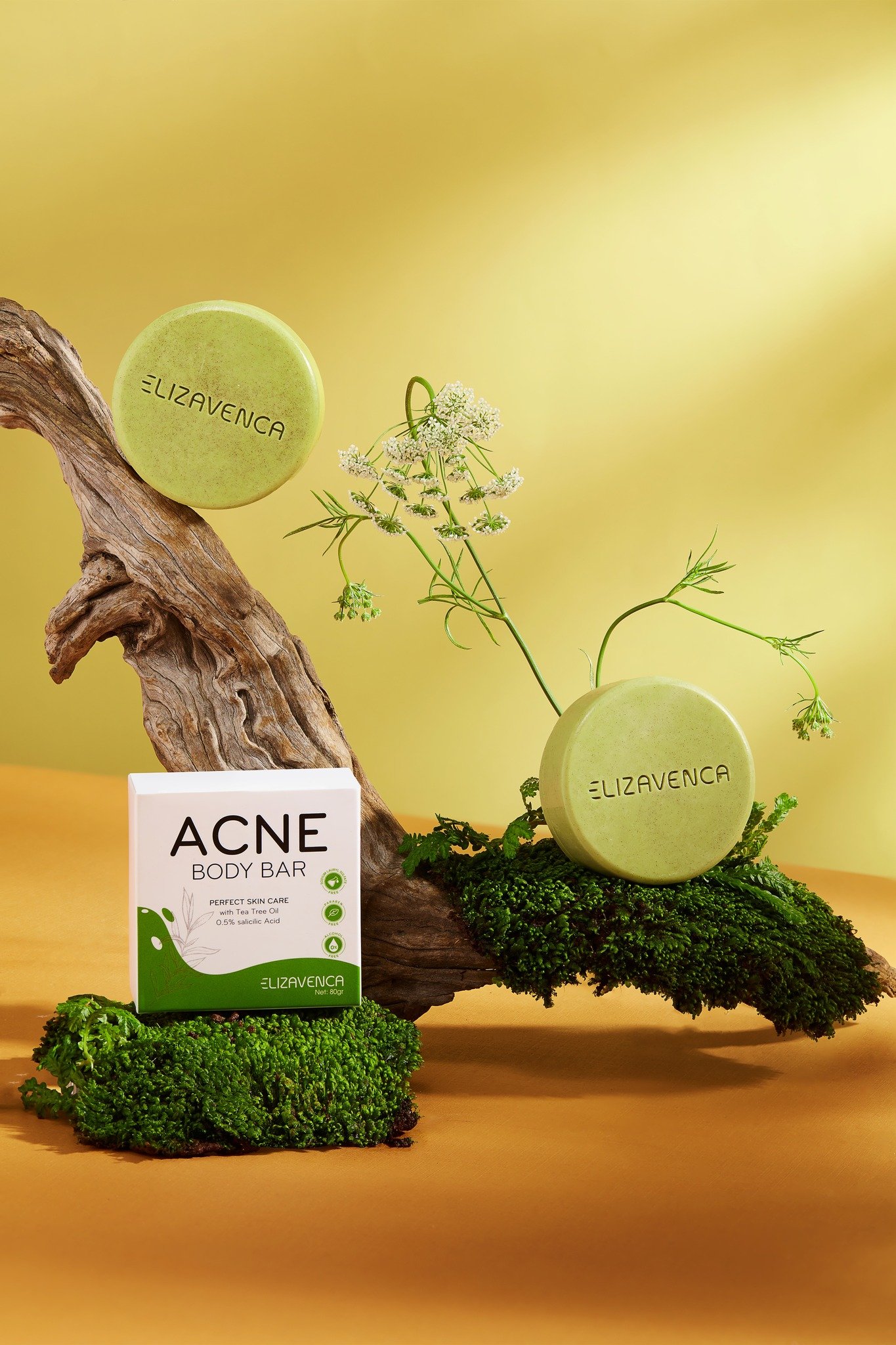 [COMBO] Xà phòng - Serum Làm Sạch, Giảm Mụn Lưng ELIZAVENCA