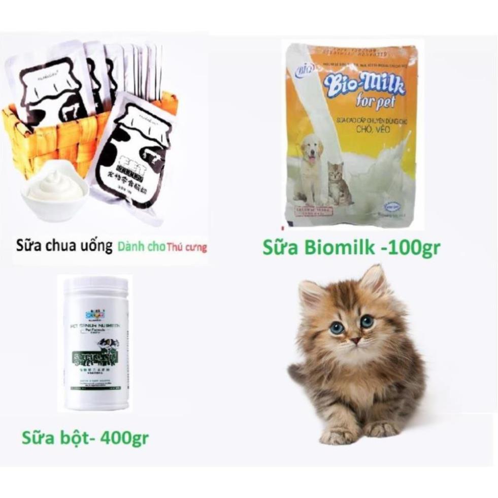 Sữa Cho Chó Mèo Bio Milk - Sữa bio milk 100g Sữa chua uống Sữa bột dinh dưỡng thú cưng