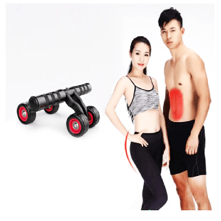 Máy Tập Cơ Bụng, 4 bánh xe loại tốt