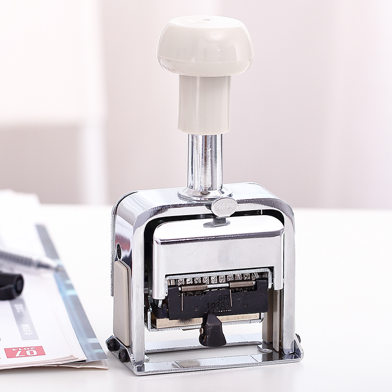 Con dấu nhảy số tự động ( 6 / 7 / 8 / 9 / 10 ) số Deli