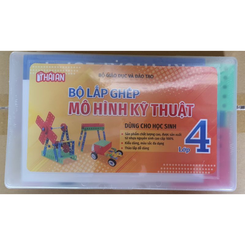 Bộ lắp ghép mô hình kỹ thuật lớp 4.