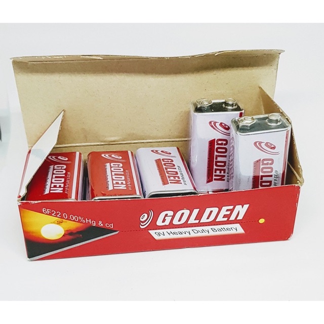 Pin vuông Golden Power có điện thế 9V