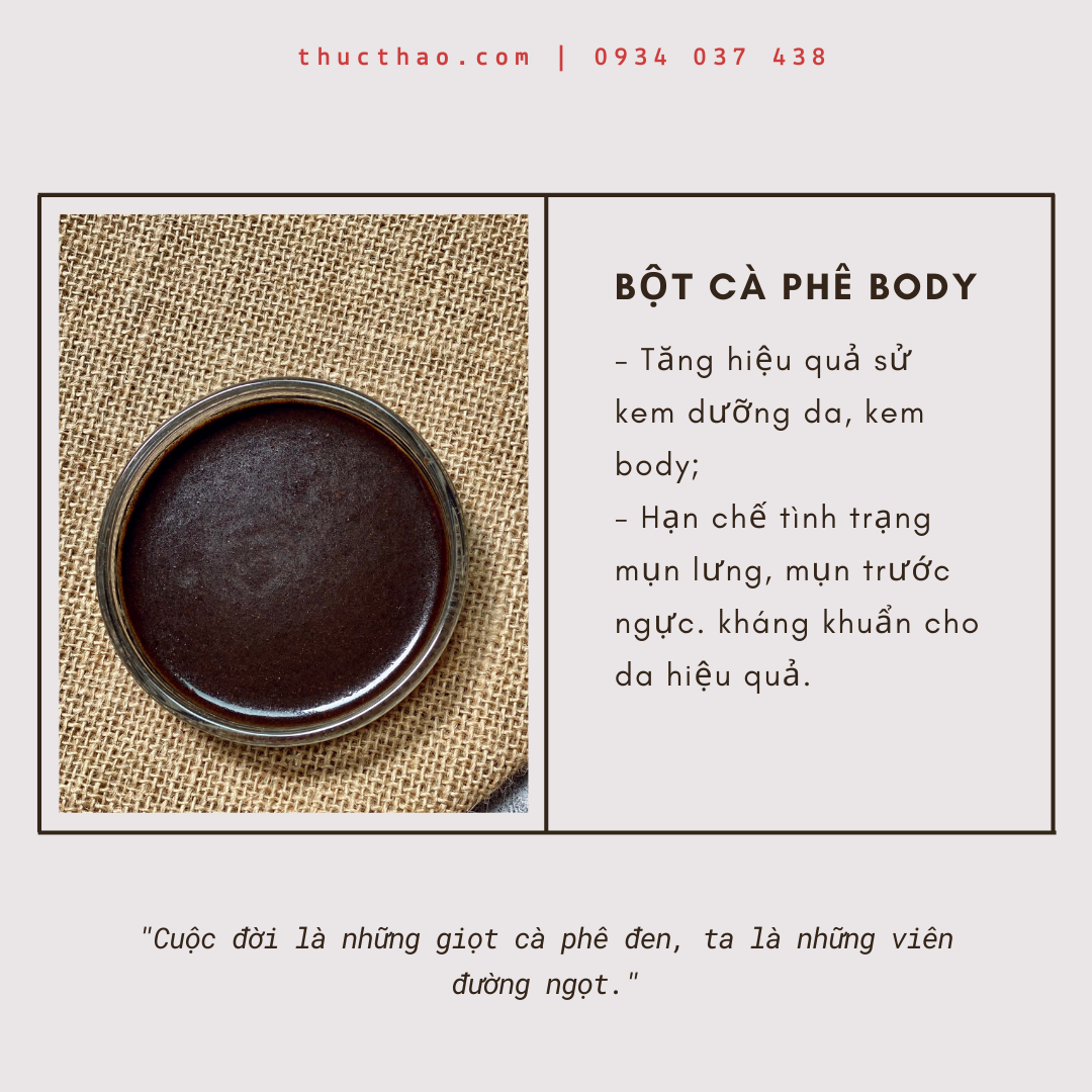 BỘT CÀ PHÊ BODY TẨY TẾ BÀO CHẾT