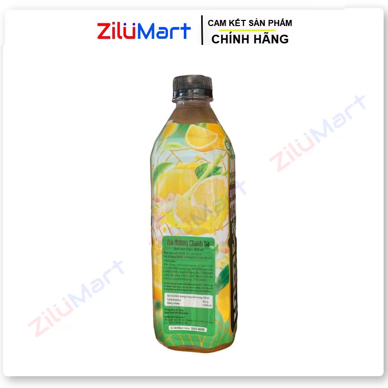 Trà BUPNON TEA365 Chanh Sả (lốc 6 chai) loại 500ml