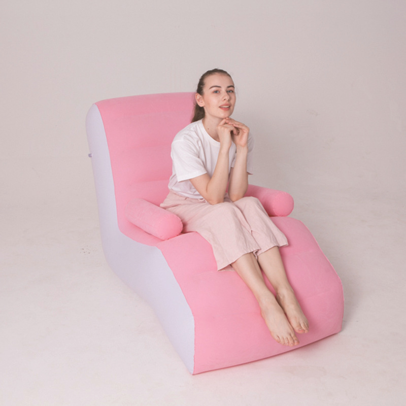 Imported Senyoubao inflatable chair, Velvet inflatable mattress, Folding air mattress for relaxation and entertainment, NIMOCHA convenient storage inflatable bed