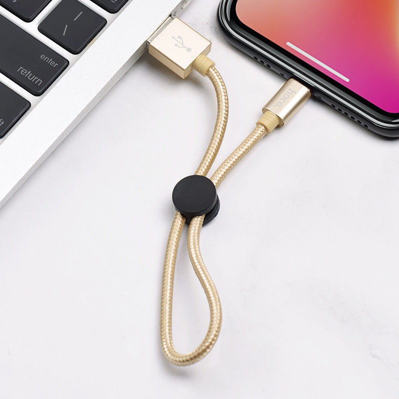 Cable fast charger HoCo X35 line 2.4A for iPhone, Android, type-c wire length 25cm-genuine