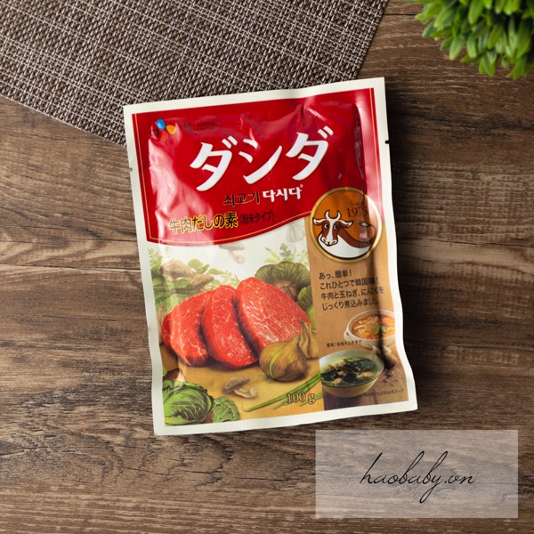 Hạt Nêm Bò Dashida 100g Nhật Bản Cho Bé