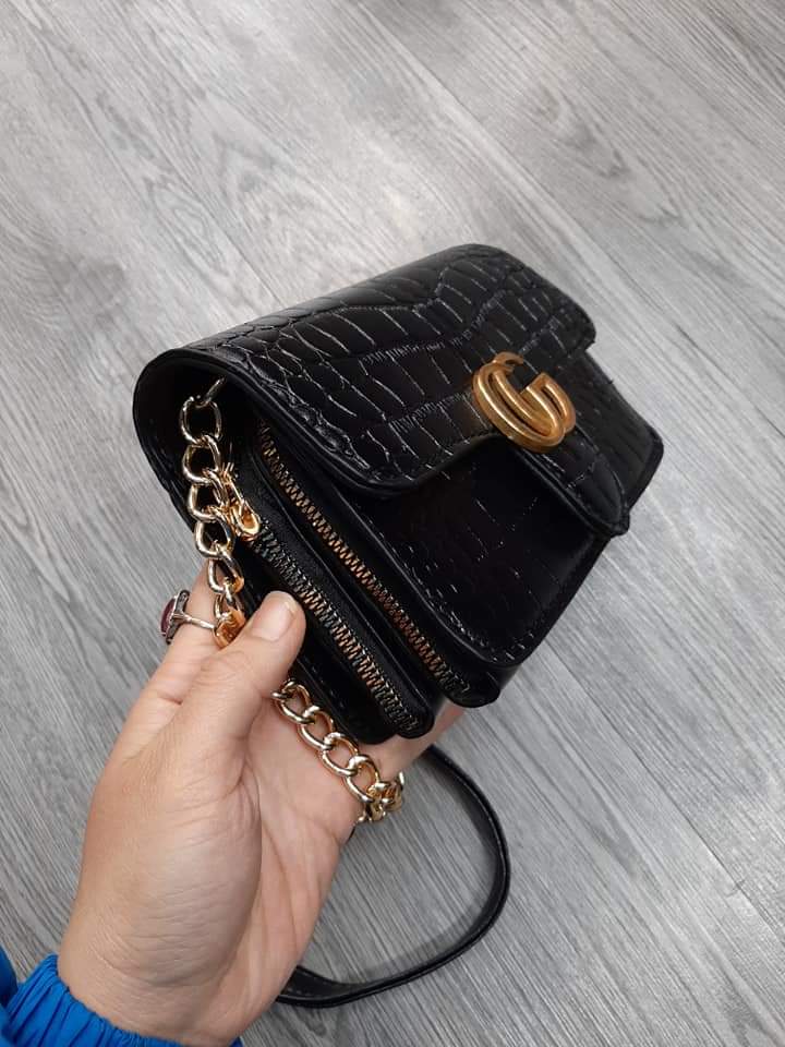 Túi Thời Trang Nữ Da Rắn 2 Ngăn 3M111