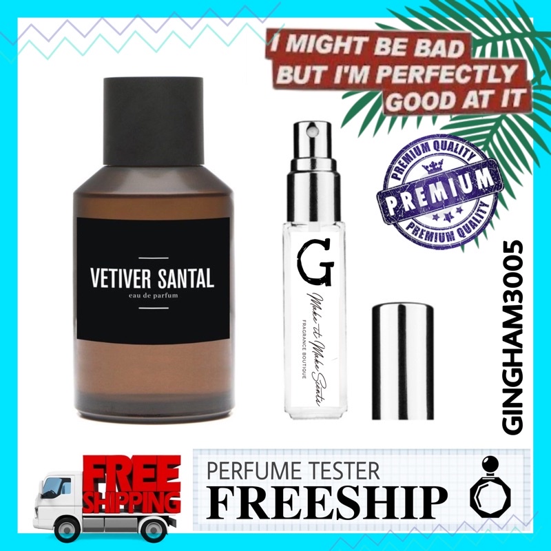 ✦gh✦ mẫu thử nước hoa marie jeanne vetiver santal 5ml/10ml/20ml