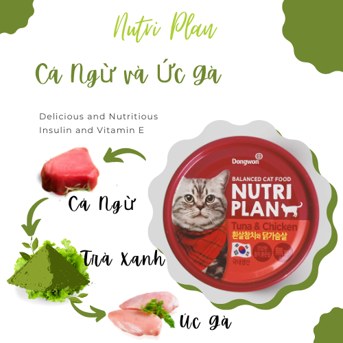 Pate Nutriplan cho mèo 160g