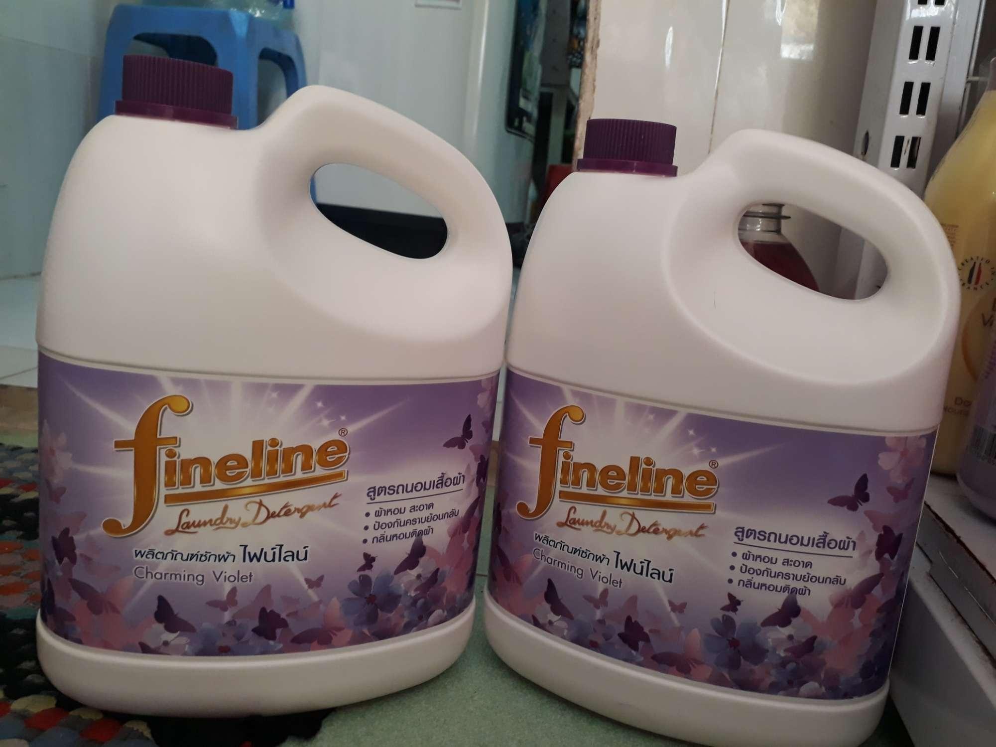 combo 2 Can nước giặt xã Fineline Tím 3000ml - Thái Lan mẫu mới