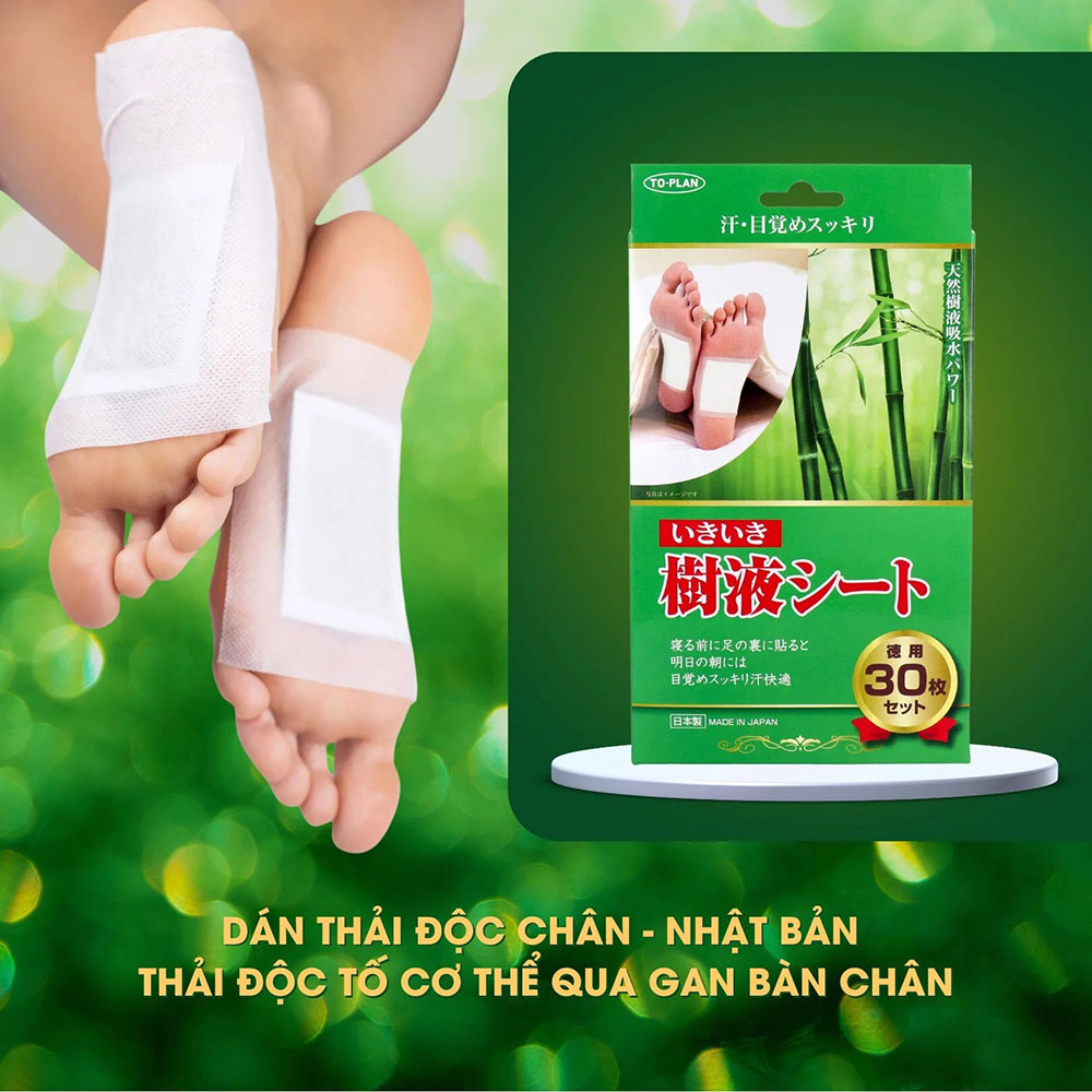 Miếng Dán Thải Độc Chân Kenko Nhật Bản 30 Miếng
