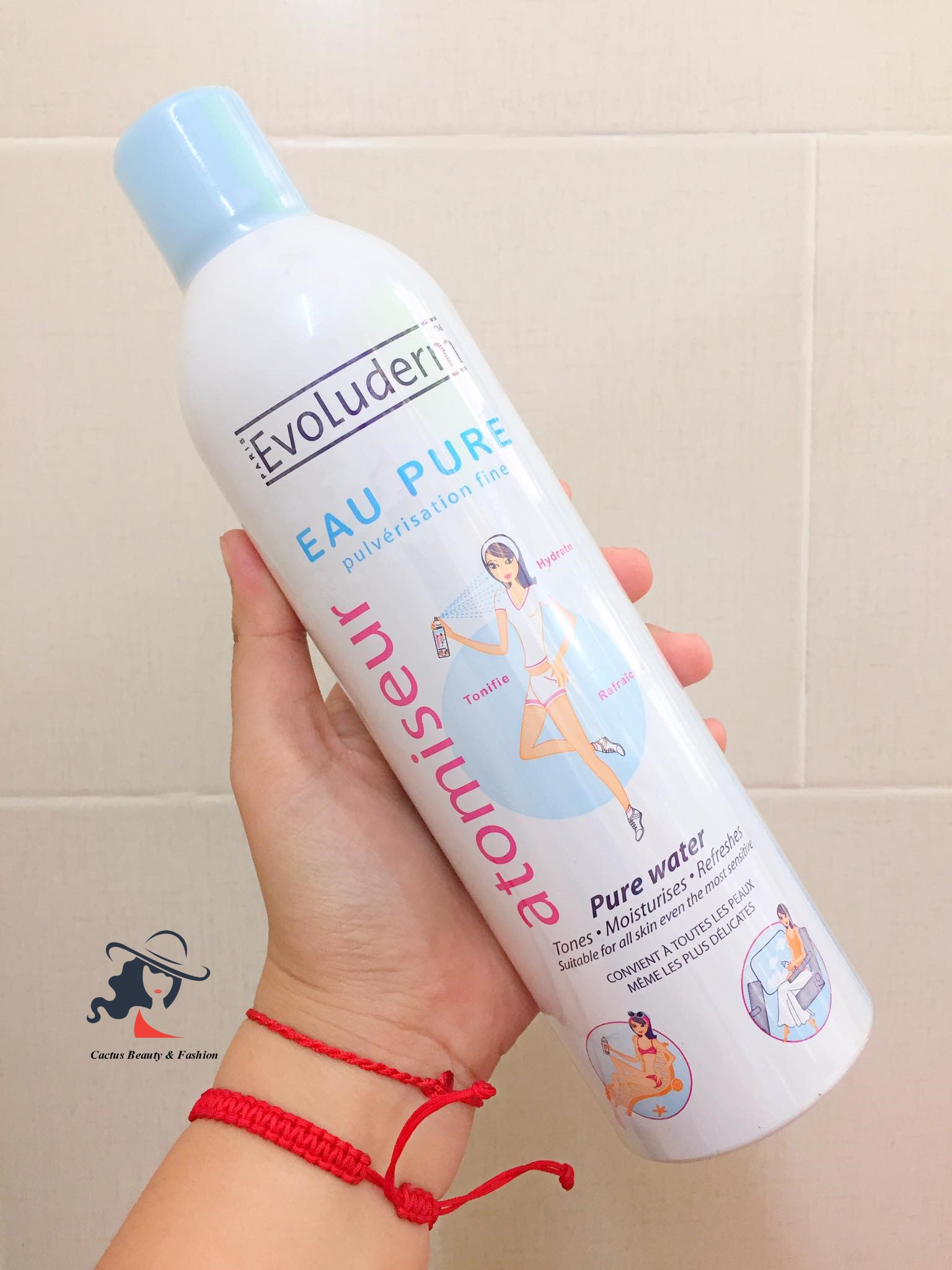 Xịt khoáng Evoluderm Atomiseur Eau Pure Water