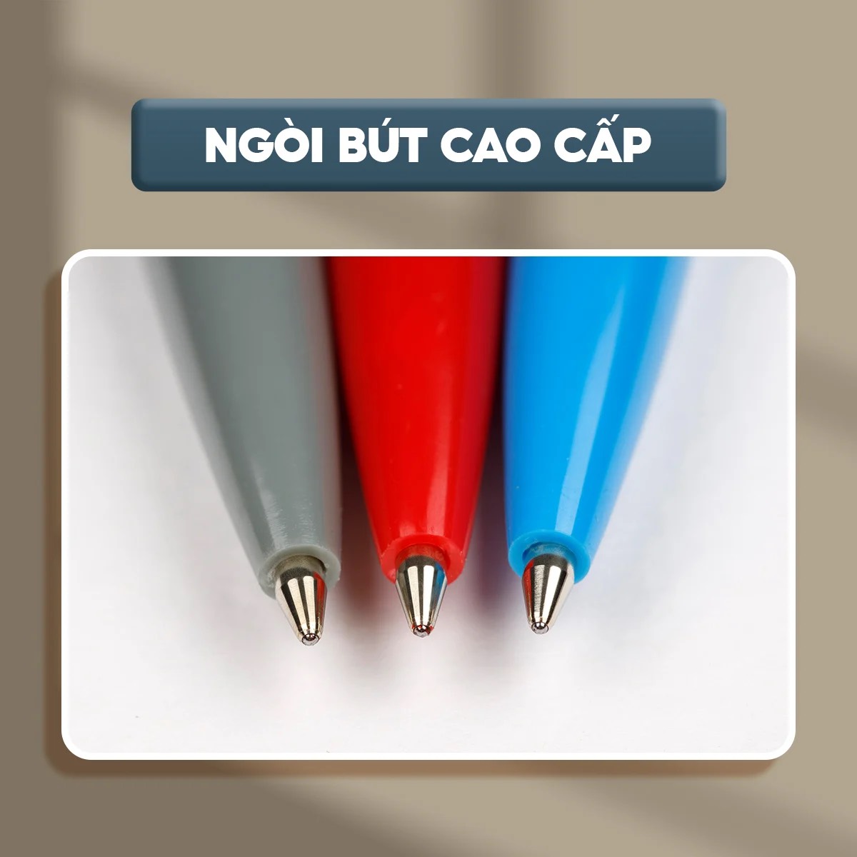 Hộp 20 cây Bút Bi Thiên Long TL08 ( xanh, đỏ, đen ) ngòi 0.8mm