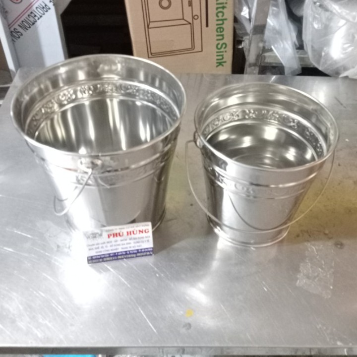 XÔ ĐÁ INOX 304