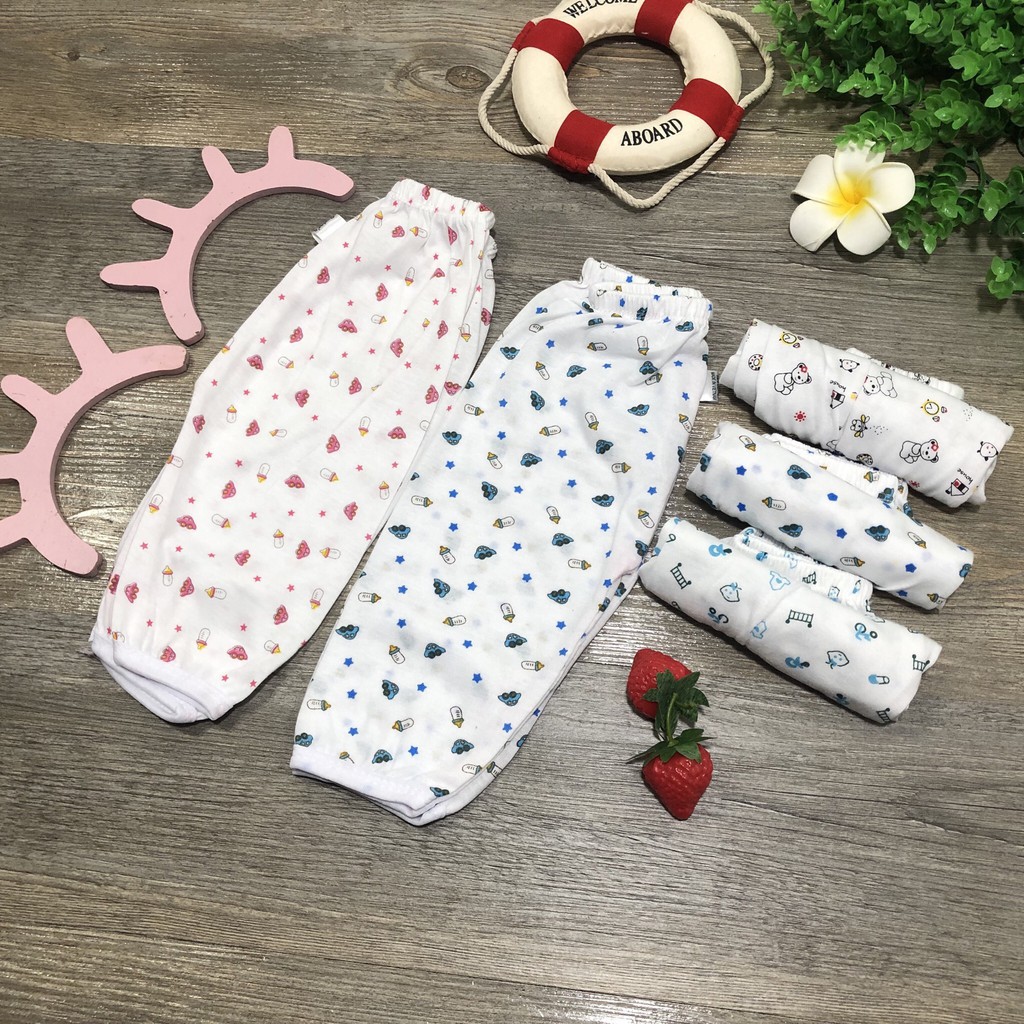Quần dài bình sữa cotton cho bé sơ sinh 0-10kg hàng mền và đẹp được làm từ vải cotton mỏng nhẹ an toàn cho làn da nhạy cảm của bé