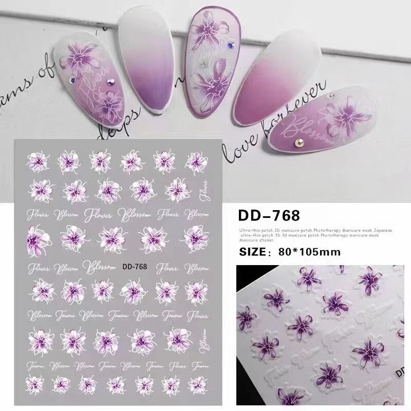 Stick dán móng siêu cute dành cho Nail