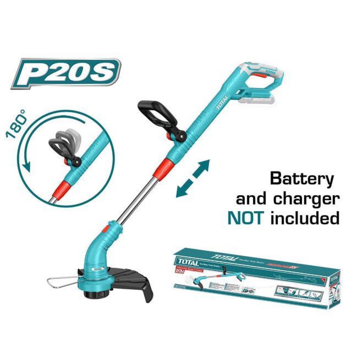 Máy cắt cỏ dùng pin lithium total 20v tgtli20018
