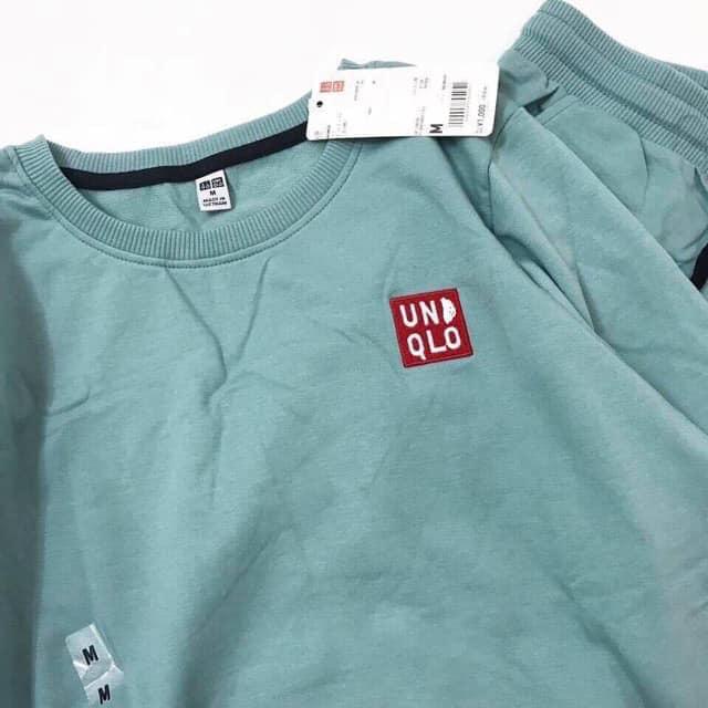 ( ẢNH THẬT) BỘ NỈ DA CÁ IN LOGO UNI CỰC ĐẸP, PHUONGMART