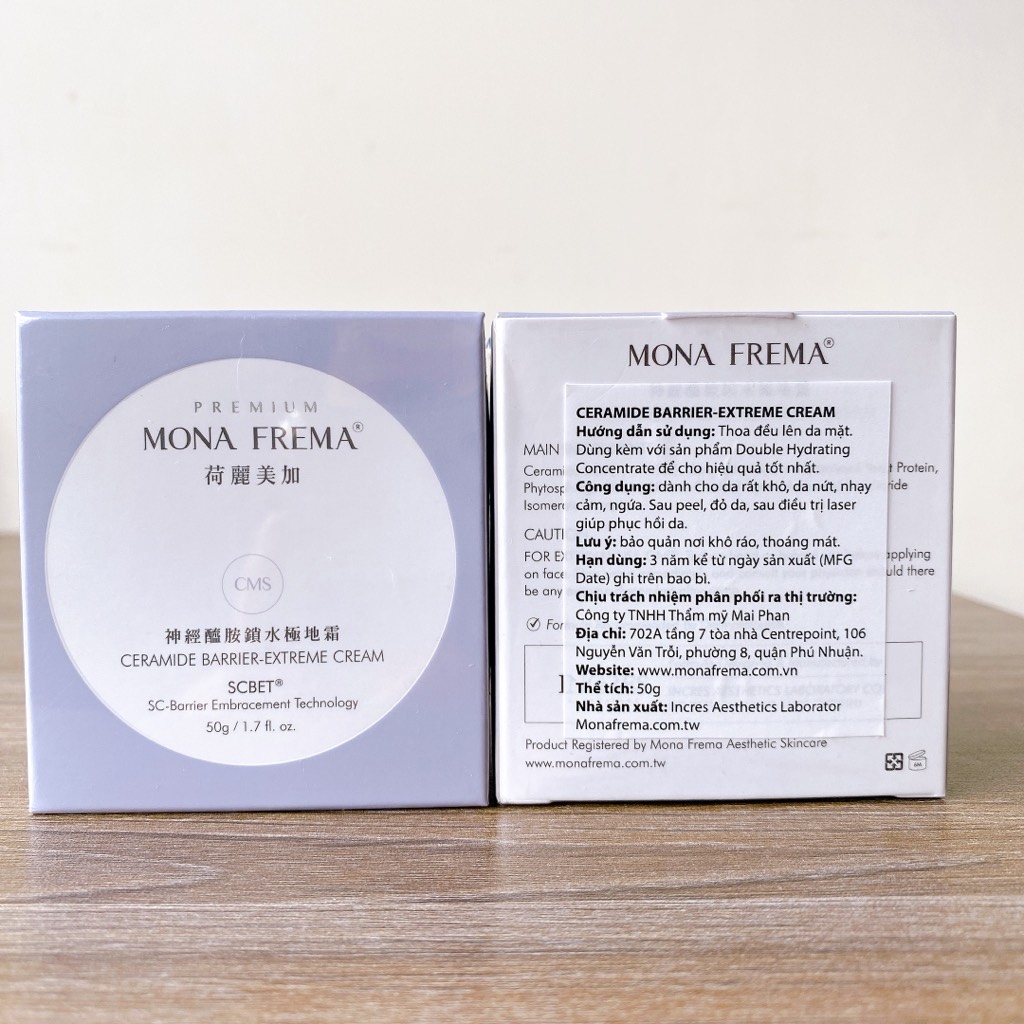 [Chính hãng] Tinh chất dưỡng ẩm cho da nhạy cảm Mona Frema CMS Moisturizer - 50ml