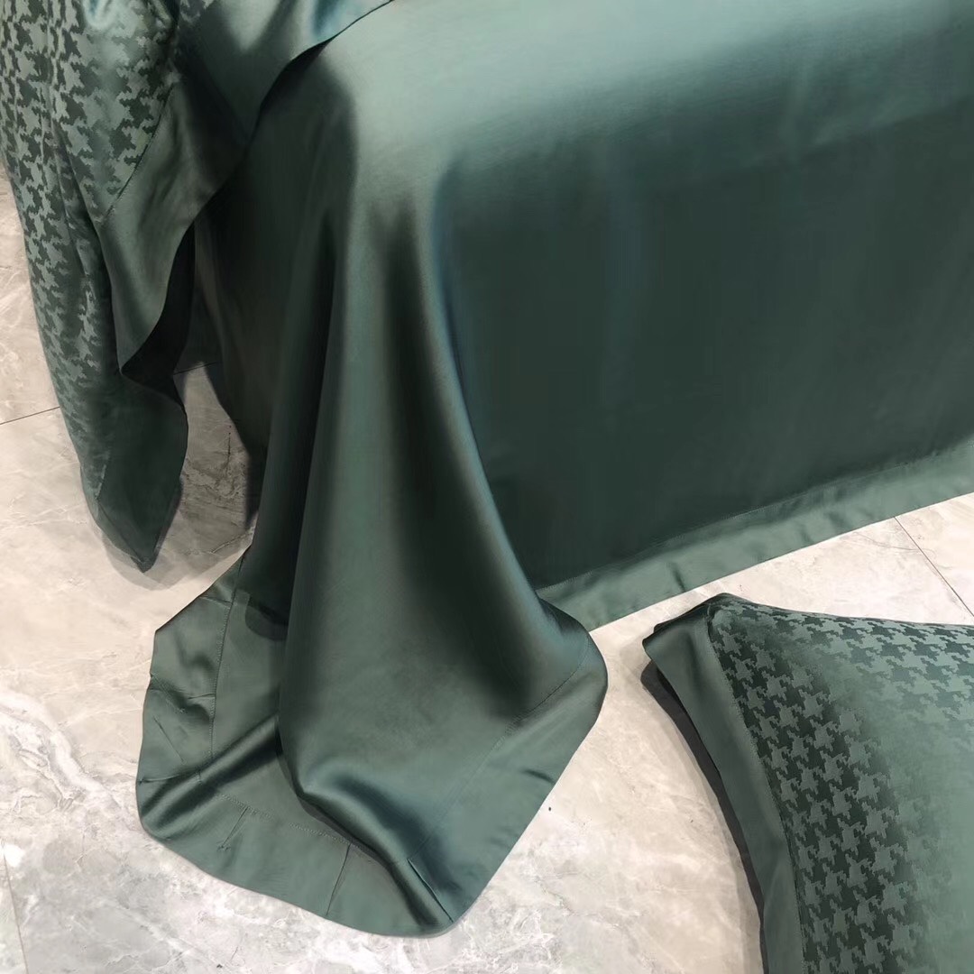 [LỤA TENCEL 100S 5D TC/5D006] - Bộ Chăn Ga Hạ Vy 04 món , Đẳng cấp