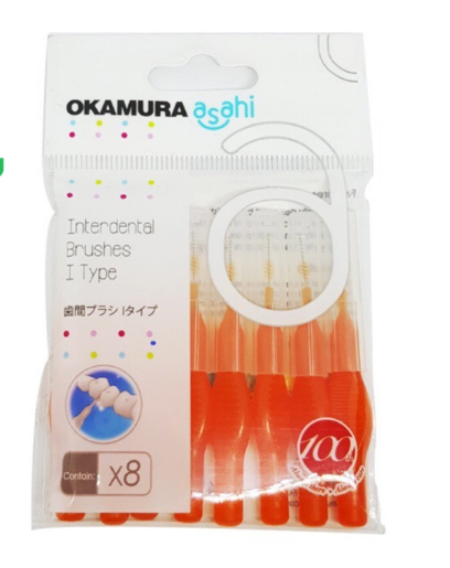 Bàn chải kẽ răng Asahi dạng I - Okamura