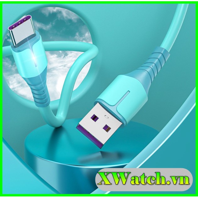 Dây Cáp Sạc Nhanh Micro Usb Micro Lightning Type C Dành Cho Iphone Samsung Realme Xiaomi (0,25M / 1M / 2M)
