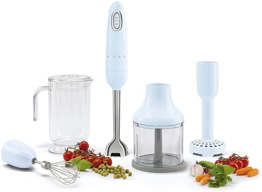 [Trả góp 0%][Hàng nội địa Đức] BỘ MÁY XAY CẦM TAY SMEG (đỏ đen xanh blue)