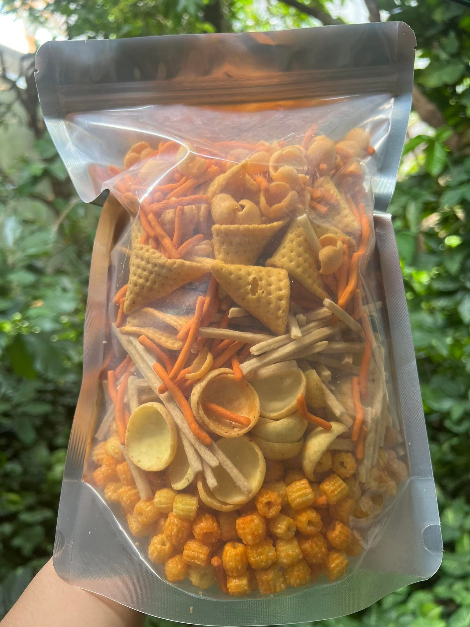 COMBO 500G TÁ LẢ + 500GR SNACK SÒ PHÔ MAI