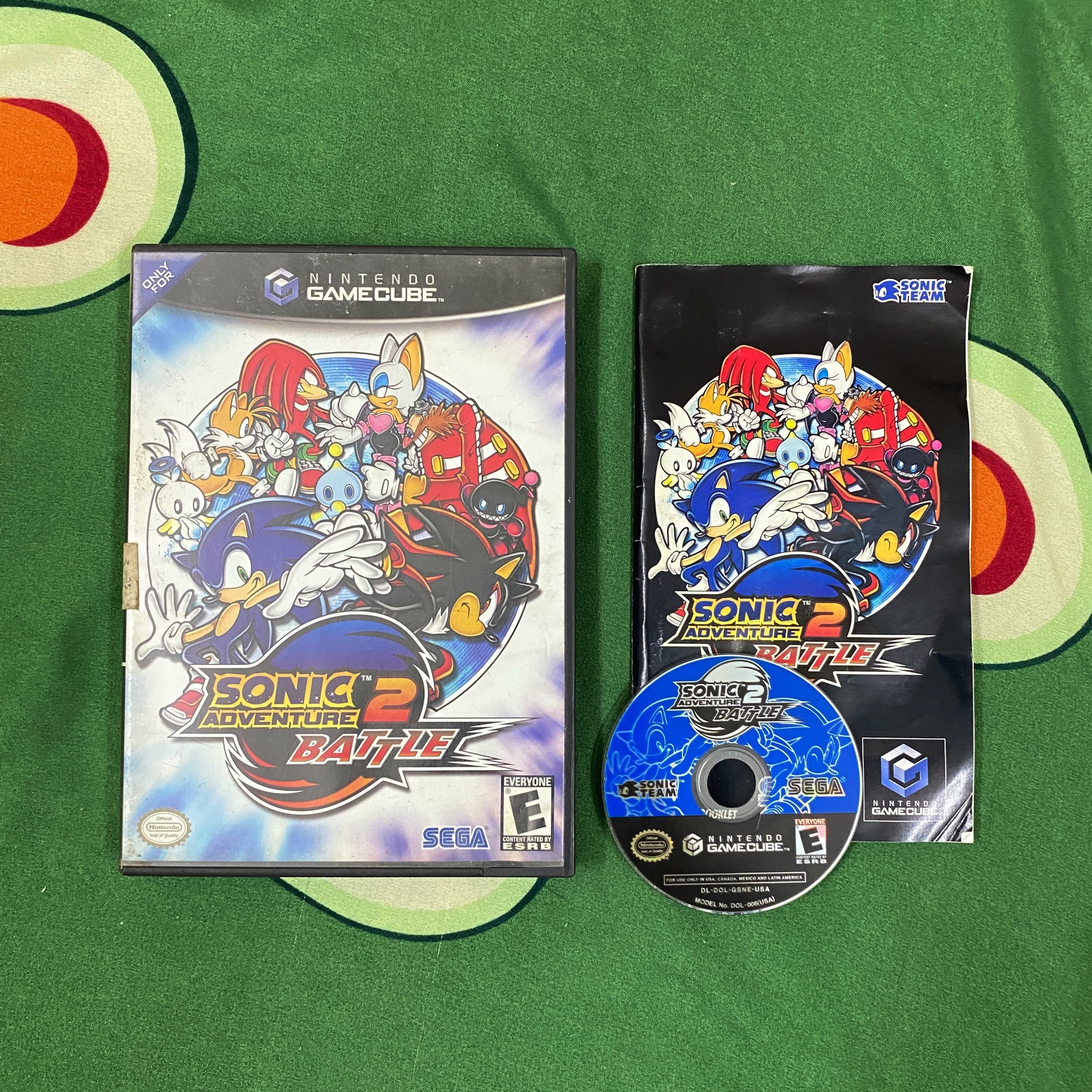 Đĩa game Sonic Adventure 2 Battle Gamecube hệ US