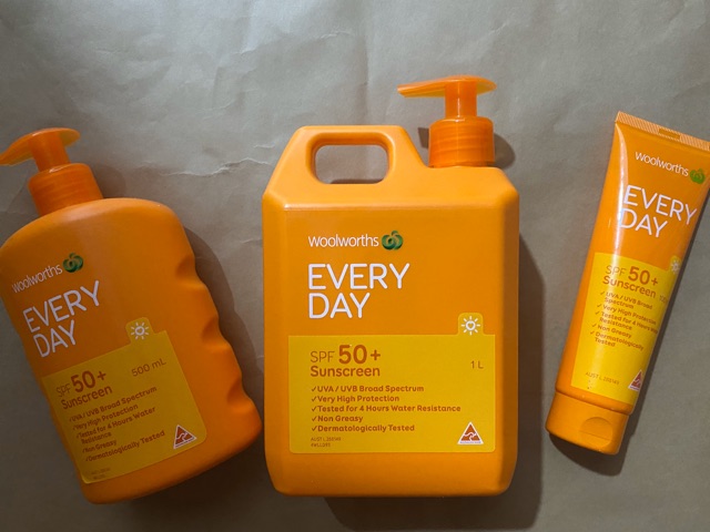 [HCM]Kem chống nắng Woolworths Everyday Úc 50SPF++