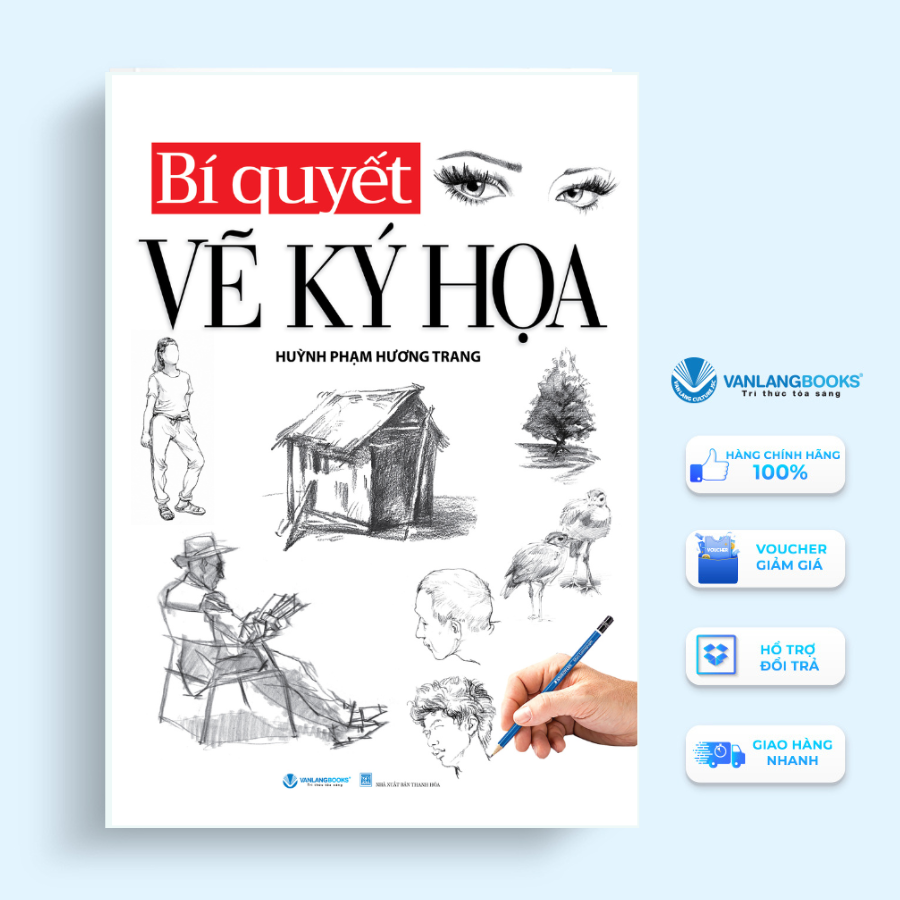 Sách - Bí Quyết Vẽ Ký Họa (Tái Bản)-Vanlangbooks