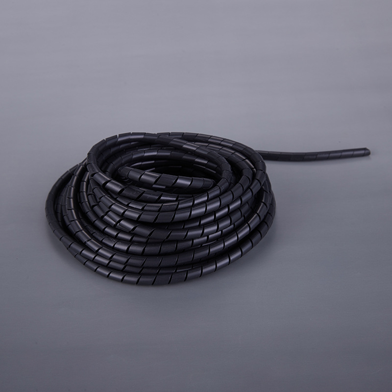 [1 bịch 8-10 mét ] Dây xoắn quấn bọc bảo vệ dây điện  Màu trắng - đen  Đủ kích thước 4-6-8-10-12-16-20-25-30mm