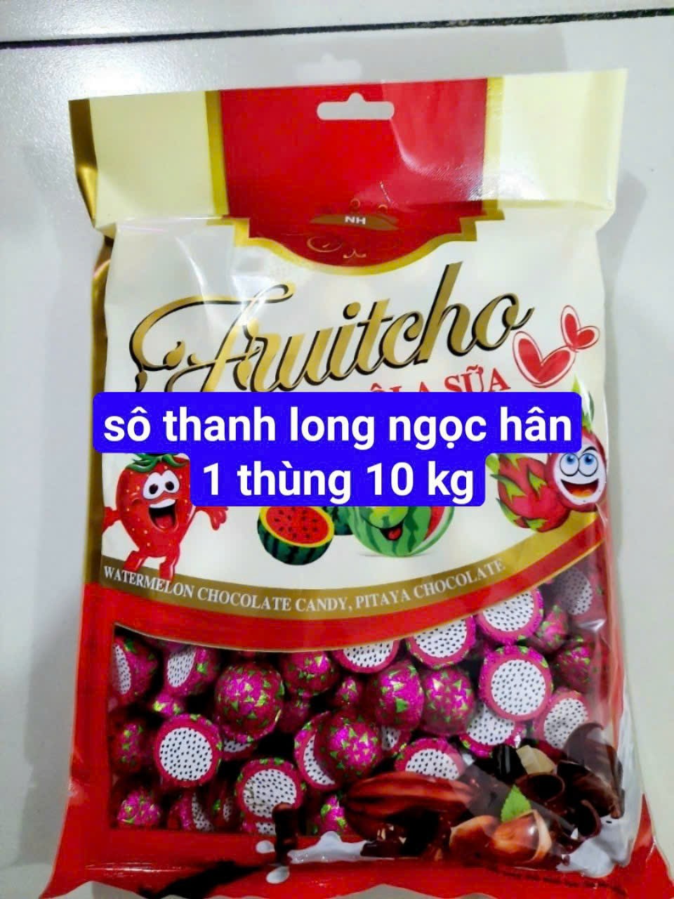 SOCOLA TẾT HÌNH TRÁI CÂY GÓI 1KG