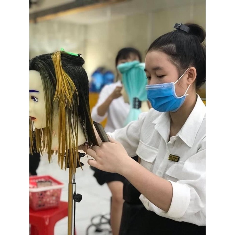 [HCM]Đầu manocanh cắt tóc-đầu ken cắt